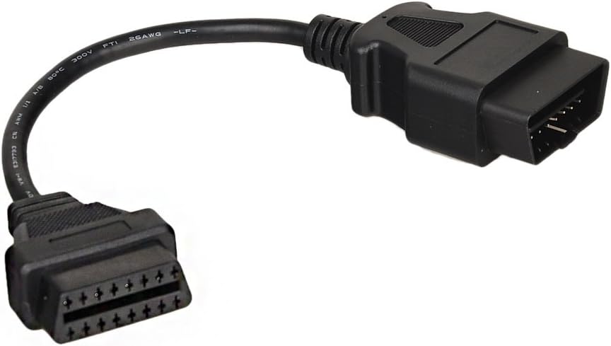 Autool OBD2 Verlängerungskabel – 16 Pin, 30 Cm, Mit Gänsehals-Design, Für Alle OBD-Stecker