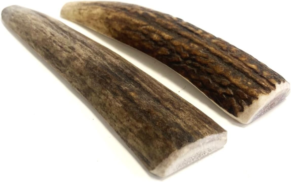 Split Antler Dog Chews Small x 3 (Weight 25-37g), (Size May Vary) Premium Quality Natural Dog Chew Treat Hypo-Allergenic Dog Chew SHC
