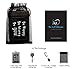 Genuine Leather ID Badge Holder Wallet with Heavy Duty Carabiner Retractable Reel, Key Ring and Metal Clip, 3 Card Pockets. Holds Multiple Cards & Keys. Key Chain Flashlight. Vertical. Espresso Brown