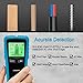 Stud Finder Wall Scanner, 5 in 1 Multi Function Electronic Stud Sensor With Digital LCD Display & Sound Warning, Center Finding Stud Detector for Studs/Wood/Metal/Live AC Wires