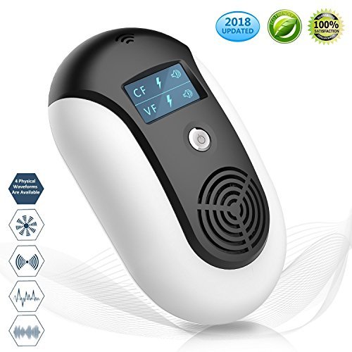 MaxPal [2018 UPGRADED] Ultrasonic Pest Repellent - Electronic Pest Repeller Plug In Effective Indoor & Outdoor Insects Control Home Pest Free, for Mosquito,Rat,Mice,Bed Bug,Flea,Rodent,Cockroach,Fly