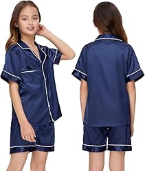 ALHAVONE Kids Girl Pajama Set with Headband