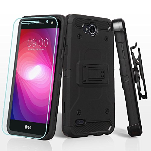 image for LG Fiesta 2 LTE L163BL / X Charge M322 Case, Kaleidio Kinetic Armor Ru