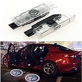 2x LED Door Courtesy Shadow Ghost Lamp Projector Light for Stelvio Mito Giulietta Giulia Brera 159 (LOGO 1)