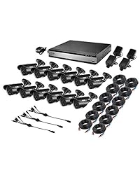 ZOSI 16CH 1080P DVR 2TB y 16pcs 1080p Bullet Camera System