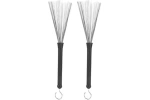 1 Pair Retractable Drum Wire Brushes Drum Stick Brushes for Jazz Folk Rock Band