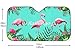 Flamingos Car Windshield Sun Shade Universal Fit Car Sunshade-Keep Your Vehicle Cool. UV Sun and Heat Reflector