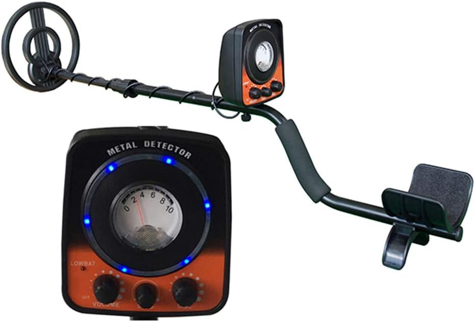 YOBEKETO Adults Hobby Portable Metal Detector - LCD Underground High Sensitivity Pinpointing Gold Detection Seeker Hunters Treasure Finder with Waterproof Coil