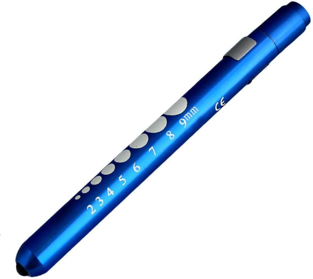 Flashlight,Rawdah LED Pen Light Flashlight Torch Doctor Nurse EMT Emergency for Medical First Aid BU Color