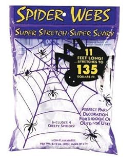UPC 023168003911 product image for Spooky Halloween Stretch Spider Web (B002JWBH1S) | upcitemdb.com