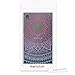 kwmobile TPU Silicone Case for Sony Xperia XA1 Ultra - Crystal Clear Smartphone Back Case Protective Cover - Indian Sun Blue/Dark Pink/Transparent