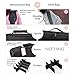 MelodySusie Travel Makeup Bag 3 Layers Makeup Organizer Case Makeup Train Case with Shoulder Strap for Women