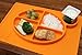 ChooseMyPlate - all-in-one Silicone Placemat with cup holder and nutritional guidelines for babies, toddlers, and kids - BPA free non-slip food divider dinnerware for kids - Color: (Orange)