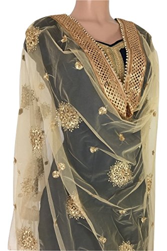 Indian Patiala Suit Traditional Punjabi Dupatta Perfect Match for Party Suits