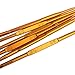 TOOGOO(R) 6Pcs Golden Aluminum Double End Crochet Hook 2.0 - 7.0mm