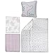Wendy Bellissimo 4pc Nursery Bedding Baby Crib Bedding Set (Pink Elephant)