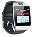 Pandaoo Smart Watch Mobile Phone DZ09 Unlocked Universal GSM, Bluetooth 4.0, Music Player, Camera, Calendar, Stopwatch Sync with Android Smartphones - Silver