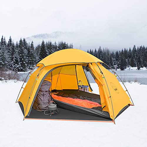 KAZOO Waterproof Backpacking Tent Ultralight 2 Person Lightweight