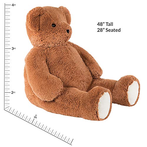 Vermont Teddy Bear Big Teddy Bear Jumbo Stuffed Animals, 4 Foot