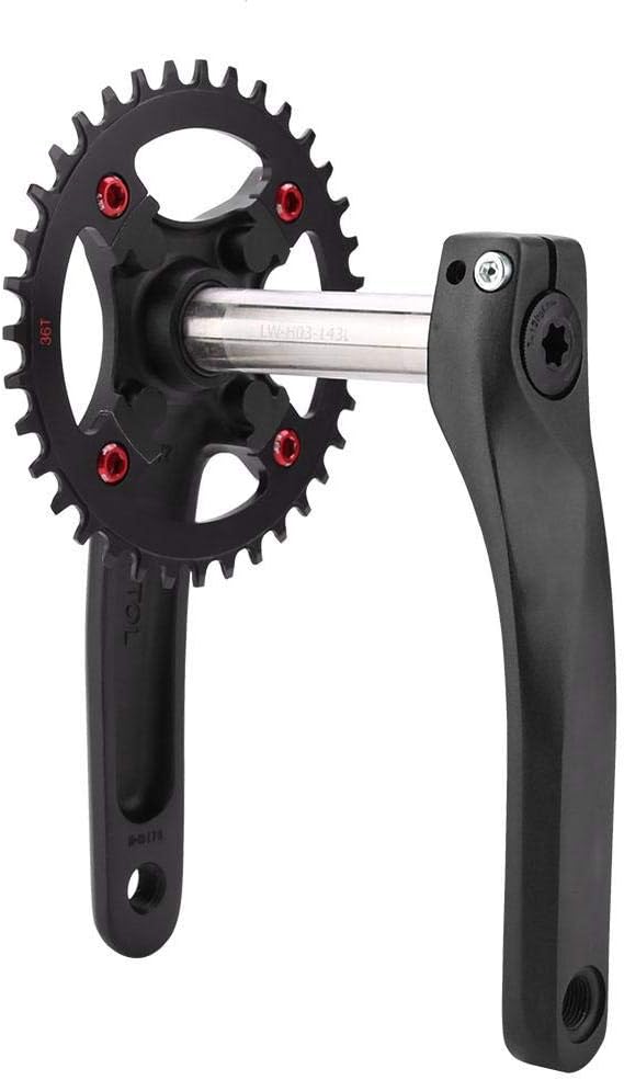 single speed crankset with bottom bracket