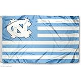 UNC Tar Heels Alumni Nation Stripes Flag
