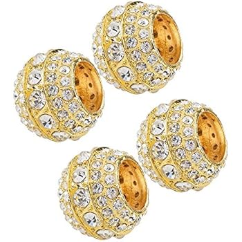 Amazon Com Luxucy Gold Ice Diamond Bling Headrest Head