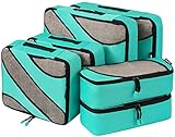 Bagail 6 Set Packing Cubes,3 Various Sizes Travel