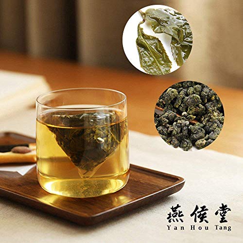 Yan Hou Tang Organic White Grape Oolong Tea Bags Herbal Fruit Sampler 50 Counts Taiwan Fresh Full Loose Leaf Mixed Flavored Flowers Sachet Hot Ice Drinking Taste