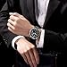 Mens Watches Chronograph Gents Waterproof Sport Date Calendar Luxury Analogue Quartz Black Wrist Watch