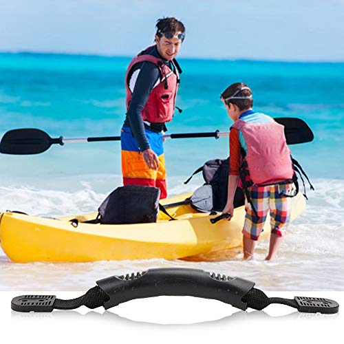 Boncas Replacement Kayak Side Mount Carry Handles with Hardware Soft Grip Handle Durable Webbing Heavy Duty Canoe Handle Kit (2 Pack)