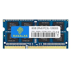 Rasalas 8 GB 2RX8 PC3L-12800S DDR3 1600 MHz Laptop Geheugen PC3L-12800s 2Rx8 PC3-12800S 8 GB 1.35 V 204-Pin CL11 Dual…