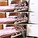 Bed Rail Safety Guard for Toddler, Elderly,Seniors, Adults, Kids Folding Bed Assist Handle Hospital Railing Bumper Bar (Light Dark Red)