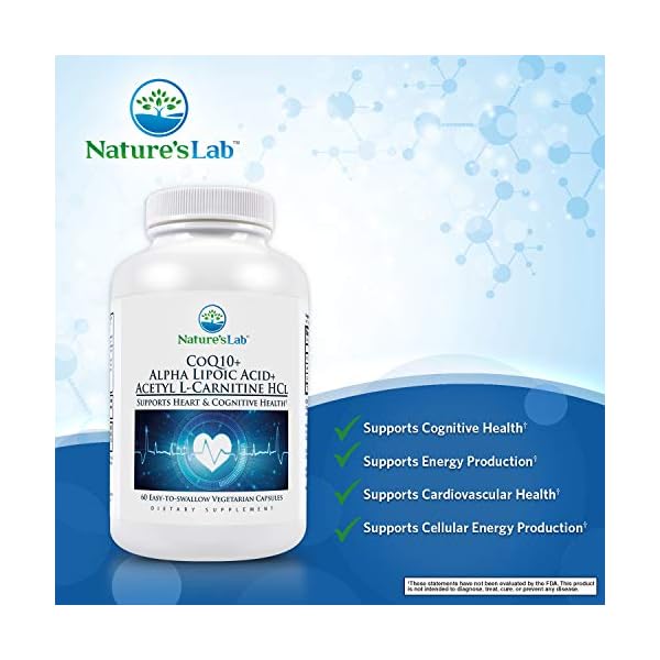 Nature’s Lab CoQ10 + Alpha Lipoic Acid + Acetyl LCarnitine HCl