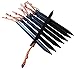OCRA Tent Stakes Ultralight Aluminum Camping Hiking Peg with Reflective Pull Cords & Pouch Tri Cone - Y Beam Design, 8 Pack