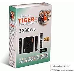 HPPFOTRS TIGER STAR Z280+ PRO Arabic IPTV Box, Over 1100+ HD Channels with WiFi, All Arabic TV Channels(French / Arabic / English)Free One Year