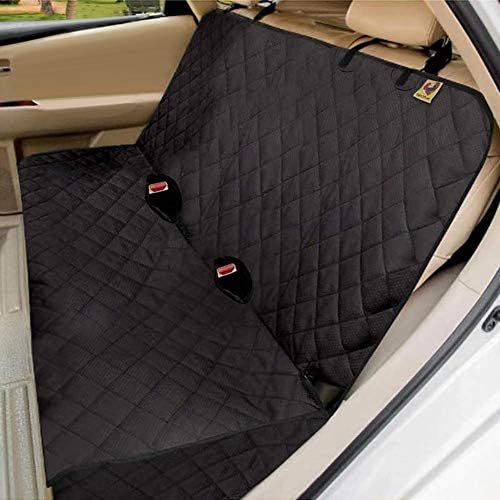 Bark Lover Bench Dog Car Seat Cover for Back Seat, 100% Waterproof