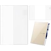 1PACK A5 Clear Planner Cover,Fits for Hobonichi Techo Cousin 2026 A5 | Compatible with Midori A5, Protector for Stalogy A5
