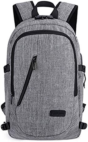 YOOSKE Travel Business Backpack, Multipurpose with USB Charging and Headphone Port, Anti-theft Computer Bag Fits Under 17-Inch Laptop(Grey)