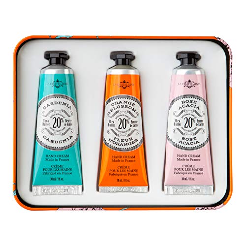 La Chatelaine has become a beloved brand worldwide, and was even featured on Oprah's Favorite Things List in 2018. The Luxury Collection set of three lotions with travel tins is the perfect gift for yourself or a loved one who deserves a little self-care. With lovely, phthalate-free fragrances created by distinguished perfumers in Grasse, France, this set provides a luxurious sensory experience that promotes well-being.