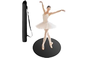 Portable Dance Floor Smooth Ballet Floor Vinyl Dance Mat for Home Stage Studios Kids Adults Practice Improve, Ballet, Tap, Ja