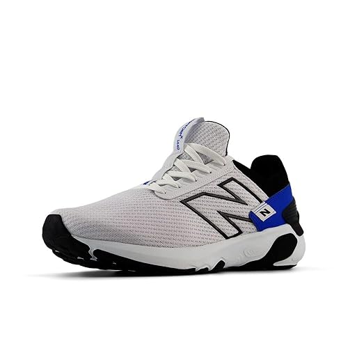 New Balance Men's Fresh Foam X 1440 V1 Running Shoe, White/Black/Blue Oasis, 8