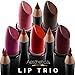Aesthetica Matte Lip Trio - Instant Bold Matte Lip - Includes Matte Lipstick / Lip Gloss Duo, Lip Liner and Step-by-Step Instructions – Long Wear Formula Keeps Lips Moist (Sweet/Georgia Peach)