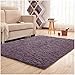 Noahas Fluffy Bedroom Rug Plush Fuzzy Rugs for Kids Room Living Room, Soft Shaggy Nursery Rug Furry Floor Carpet Modern Indoor Bedroom Decor Cute Boys Girls Room Rug, 4x5.3 Feet, Taro Purple