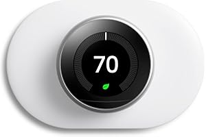 ENADVD Nest Wall Plate for Google Nest Learning Thermostat 2nd/3rd, 7.7 * 5 inch Nest Thermostat Trim Kit, Made for Google Nest Learning Thermostat 2nd/3rd, Easy Installation