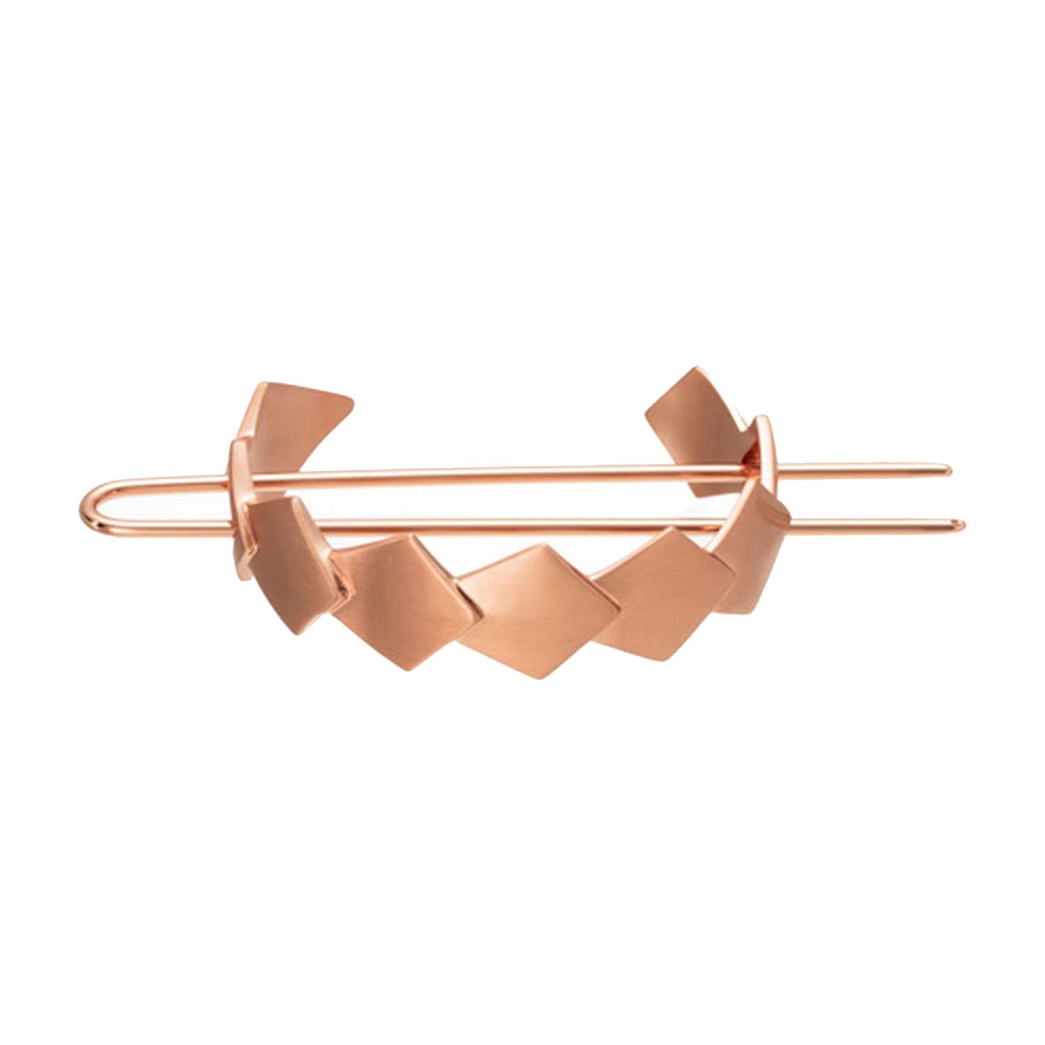 Amazon Com Unique Rose Gold Geometric Bun Cage Ethic Boho Hair