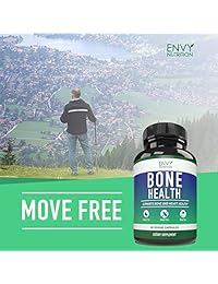 Bone Health Supplements - Vitamins K2 (MK7) &D3 Plus Calcium – Promotes Bone Strength &...