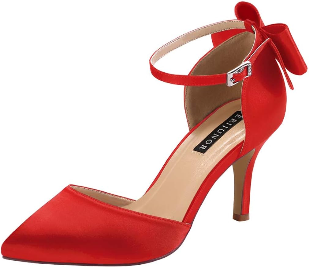 ankle strap wide width heels