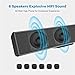 Meidong Bluetooth Sound Bars for TV Wireless Sound Bars with Remote Control 26 Inch 6 Speakers 60 Watt HiFi Surround Wall Mountable TV Soundbar (KY2000 Medium Size)thumb 1