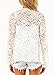 Smss Women's Spring Fashion See Through Lace Open Front Shawl Cardigan White-L