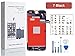 iPhone 7 Screen Replacement For Lcd Touch Screen Digitizer Frame Assembly Set with 3D Touch Oli & Ode Free Tool Set (Black)
